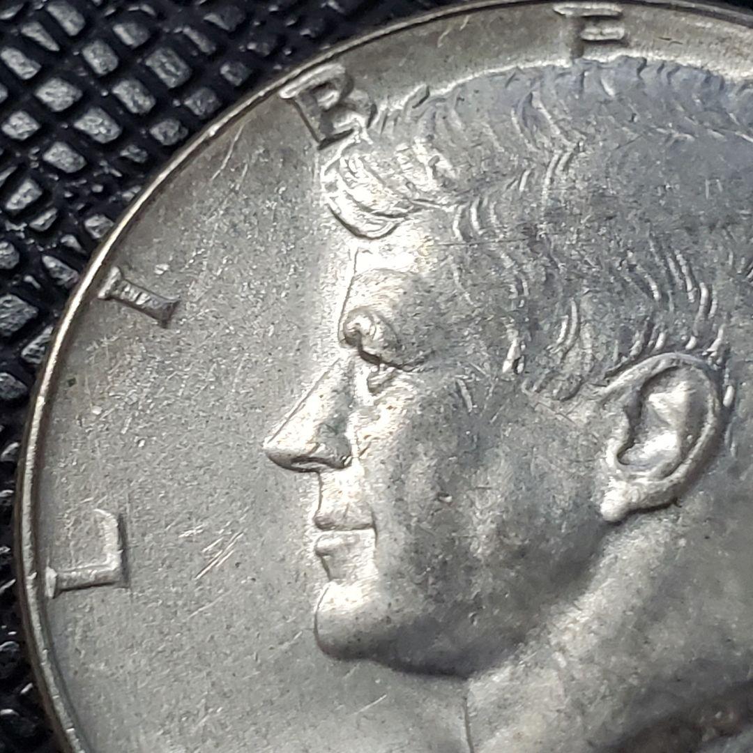 385.　銀貨　極美品　1968年　ケネディハーフダラー　