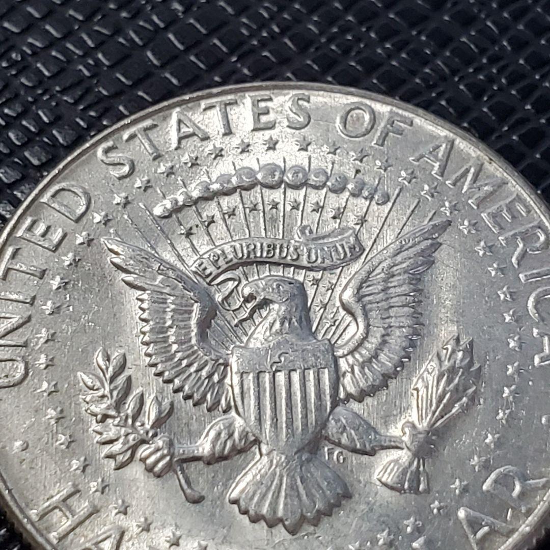 385.　銀貨　極美品　1968年　ケネディハーフダラー　
