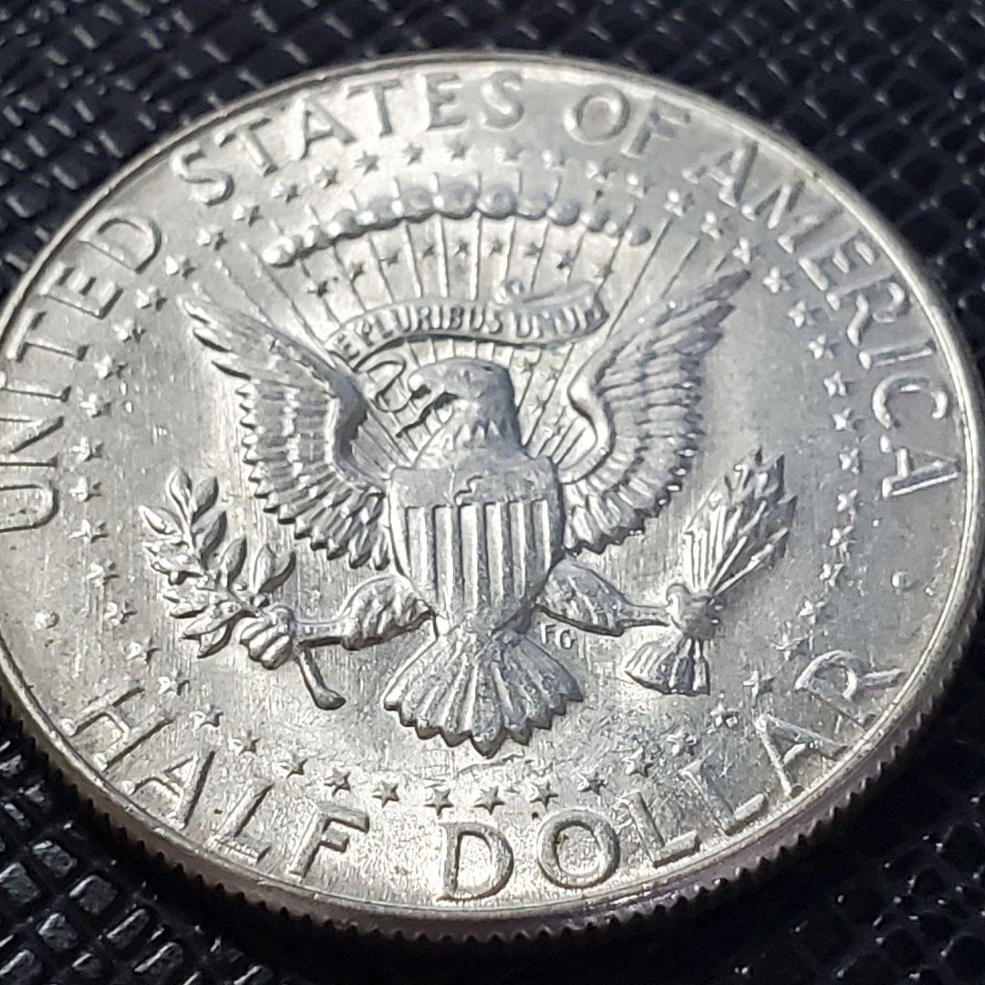385.　銀貨　極美品　1968年　ケネディハーフダラー　