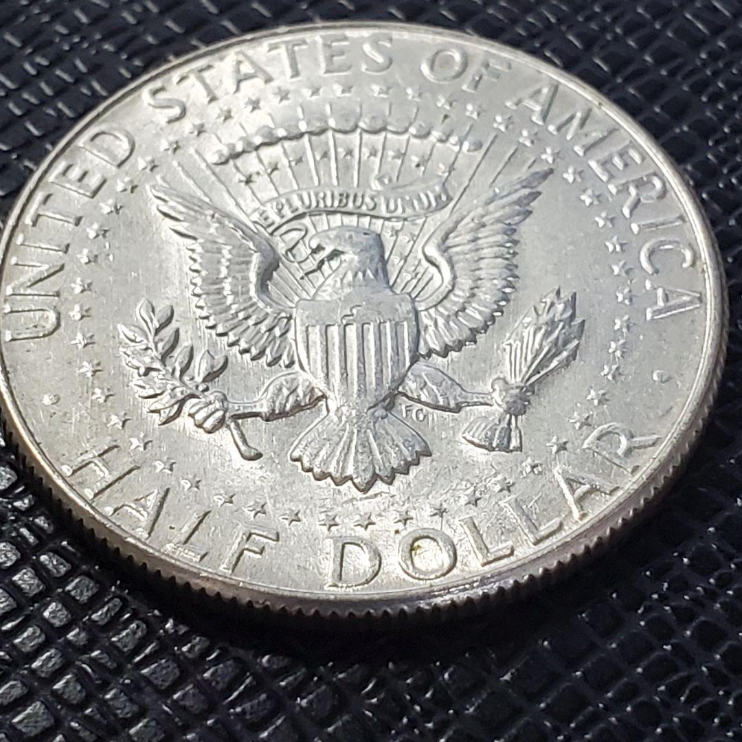 385.　銀貨　極美品　1968年　ケネディハーフダラー　