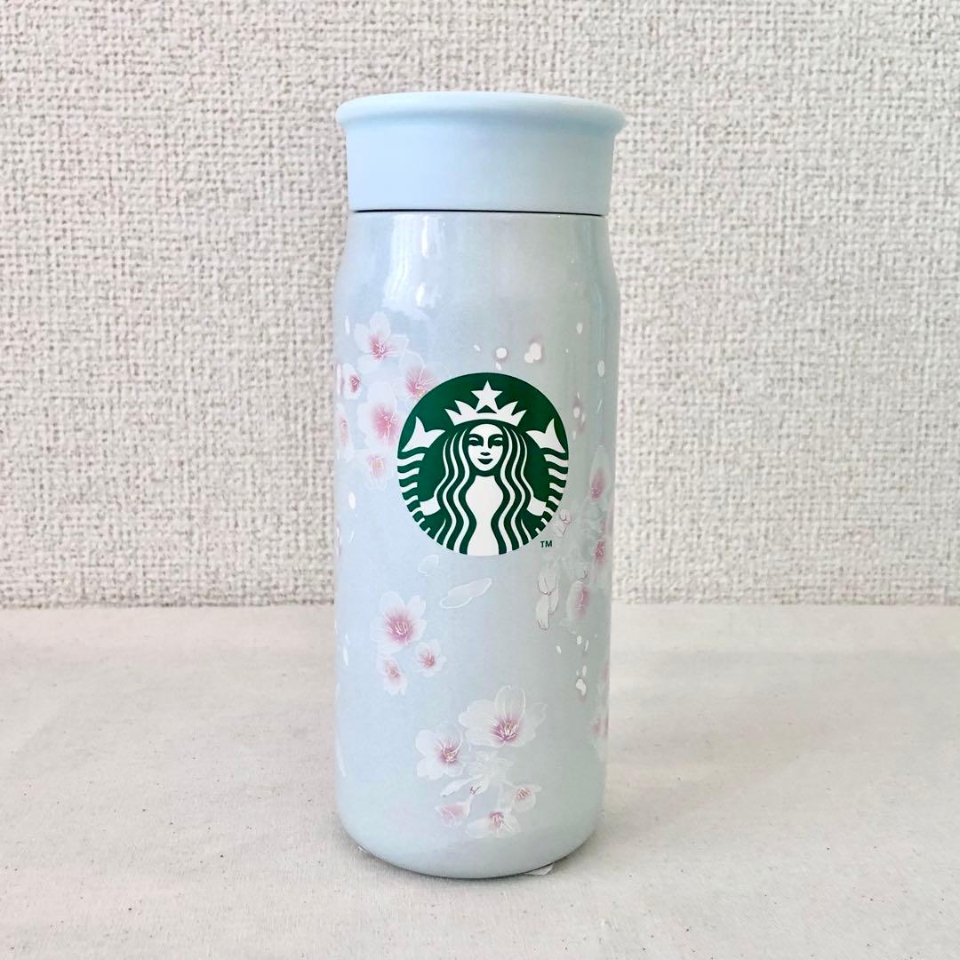 スタバ 桜 SAKURA 2025 ステンレスボトル ペールブルー 355ml