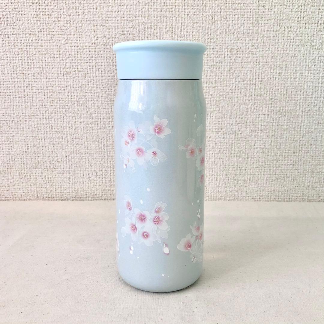 スタバ 桜 SAKURA 2025 ステンレスボトル ペールブルー 355ml