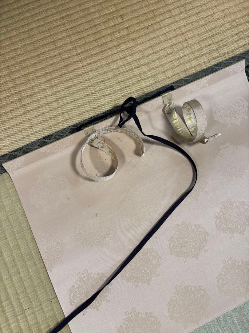 【青岸渡寺】　那智の滝　西陣織　掛軸