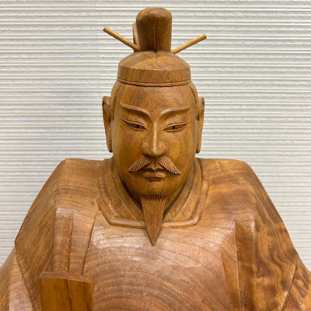 井波彫刻　木彫り　菅公　天神様　菅原道真公