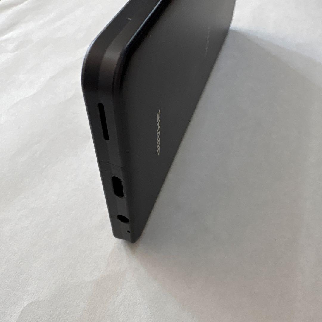 SHARP SIMフリースマホ AQUOS sense6 ブラック