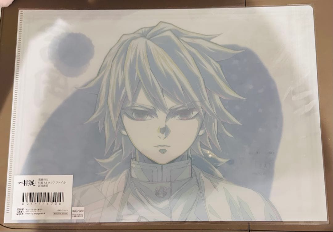 鬼滅の刃 冨岡義勇 柱展 A4 クリアファイル