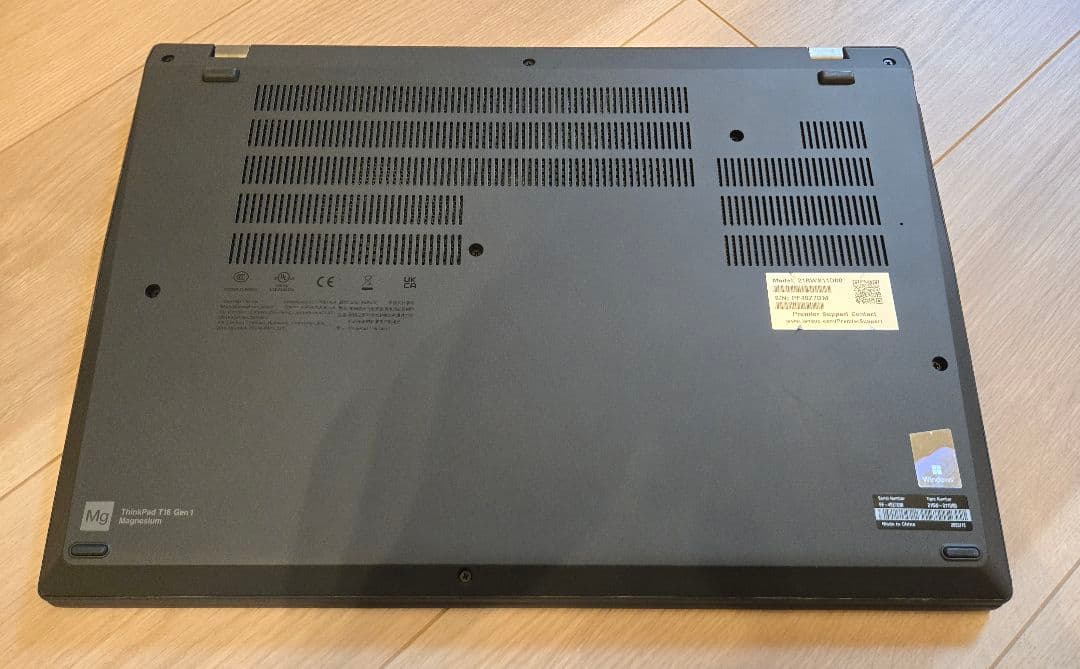 【美品・バッテリー極良好】ThinkPad T16 Gen1 12世代/16GB