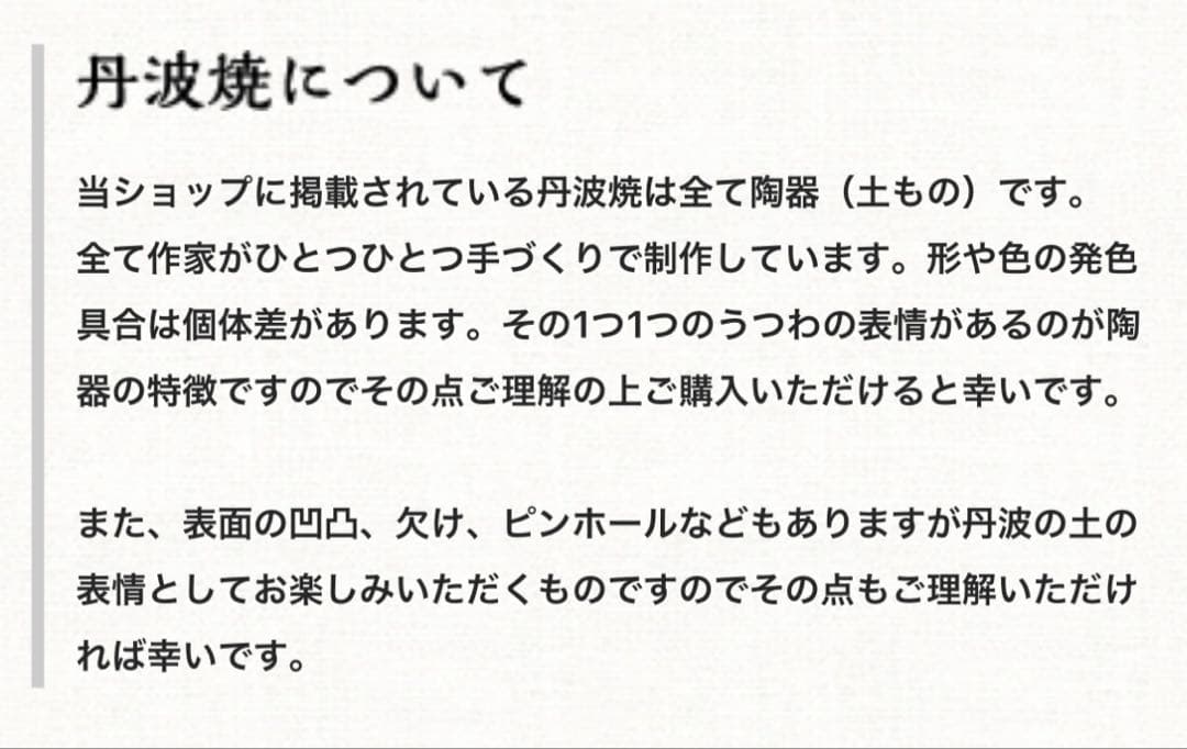 [未使用]丹波焼　丹文窯　プレート径26cm