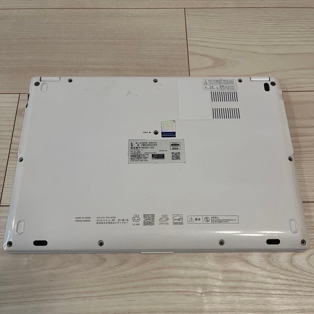 富士通 LIFEBOOK UH90/B3 ノートPC 初期化済 SSD搭載