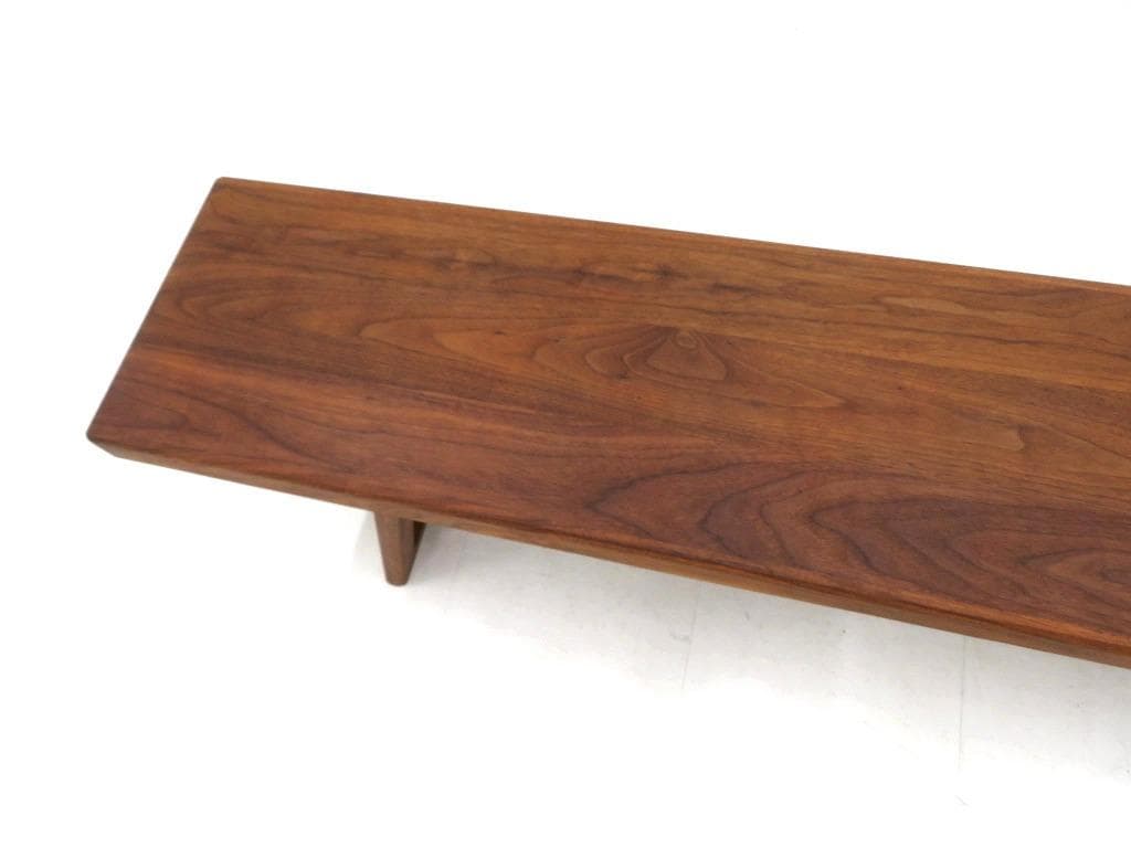 展示品　カリモク　ウォールナット　無垢材　ベンチ　チェア　イス　北欧