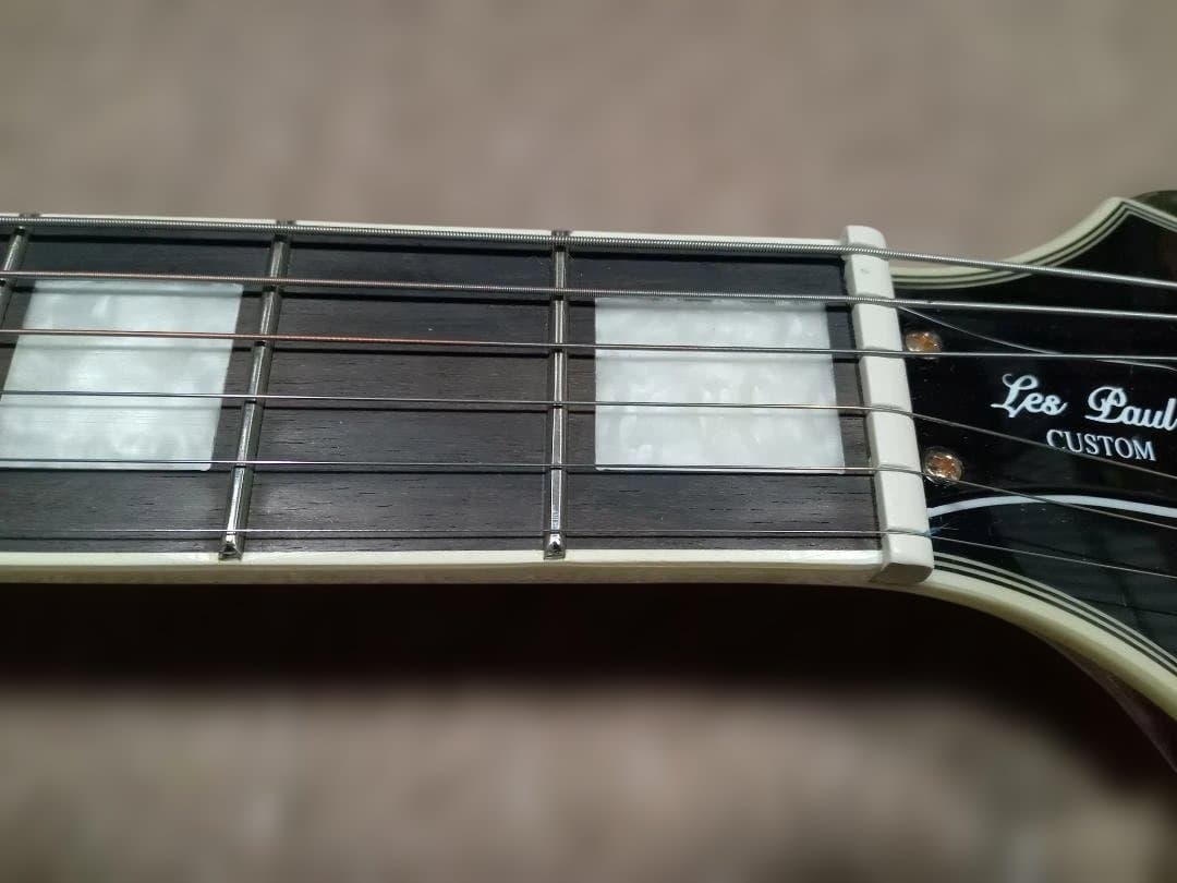 エピフォン　レスポールカスタム　エレキギター　中古