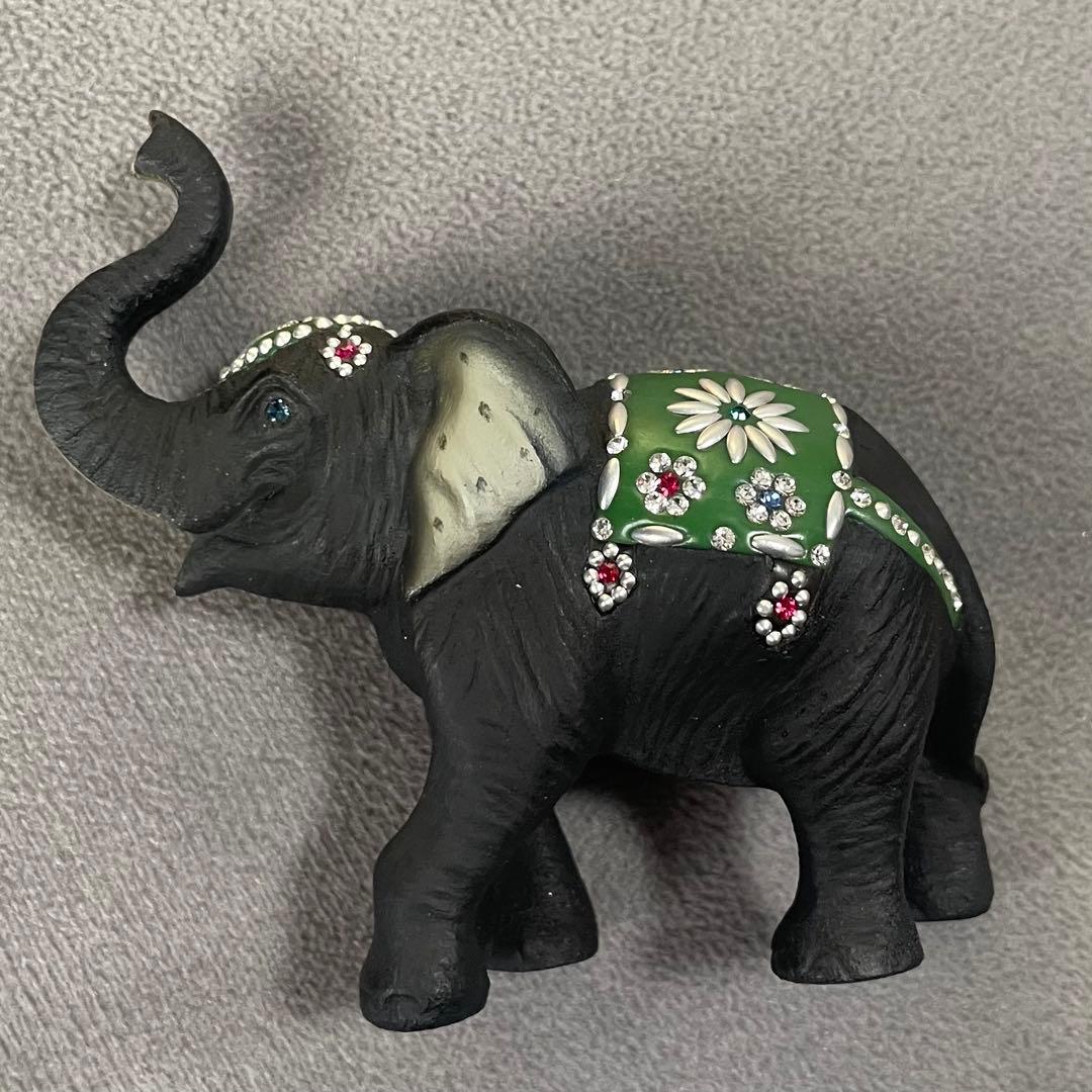 CRYSTELA ブラックエレファント スワロフスキークリスタル