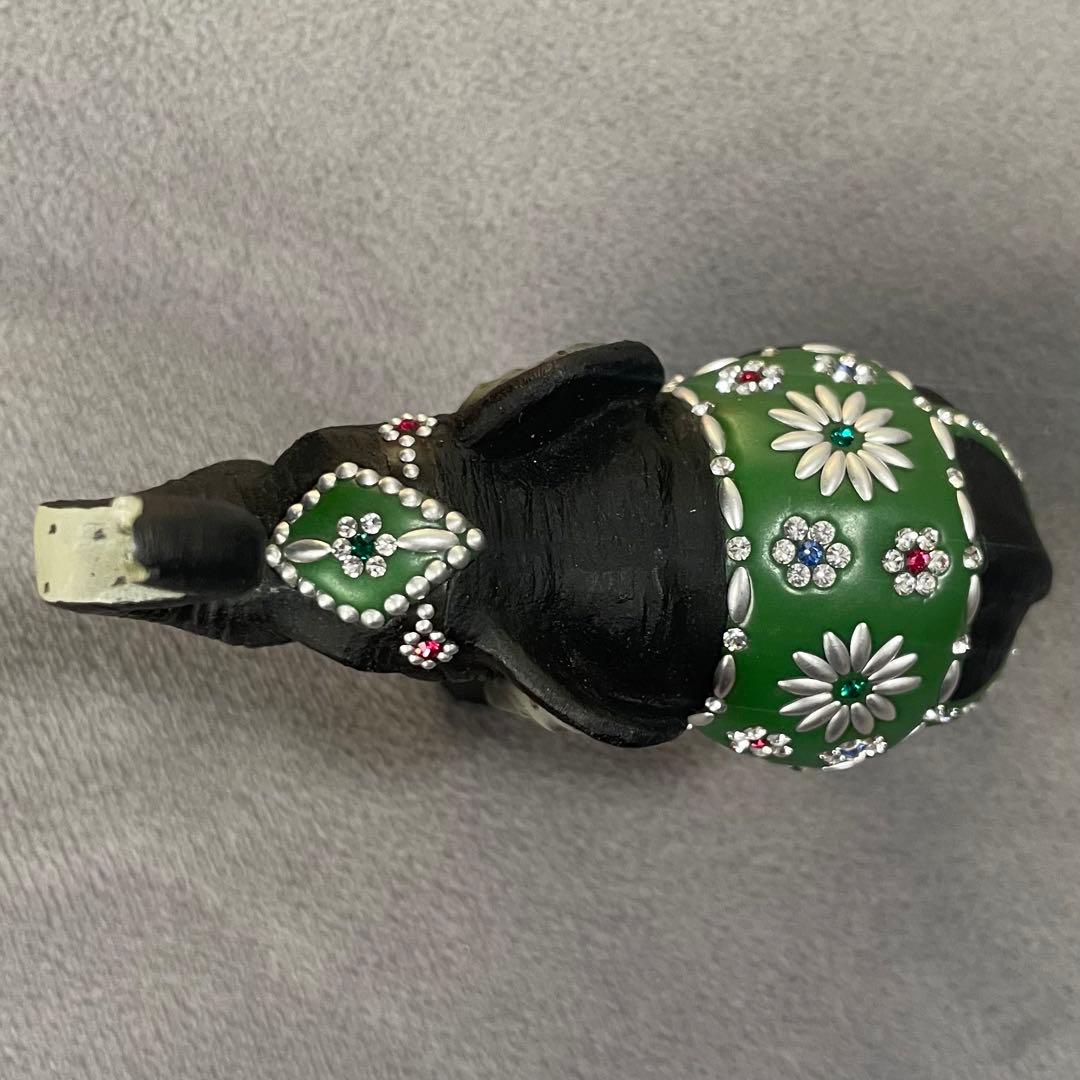 CRYSTELA ブラックエレファント スワロフスキークリスタル