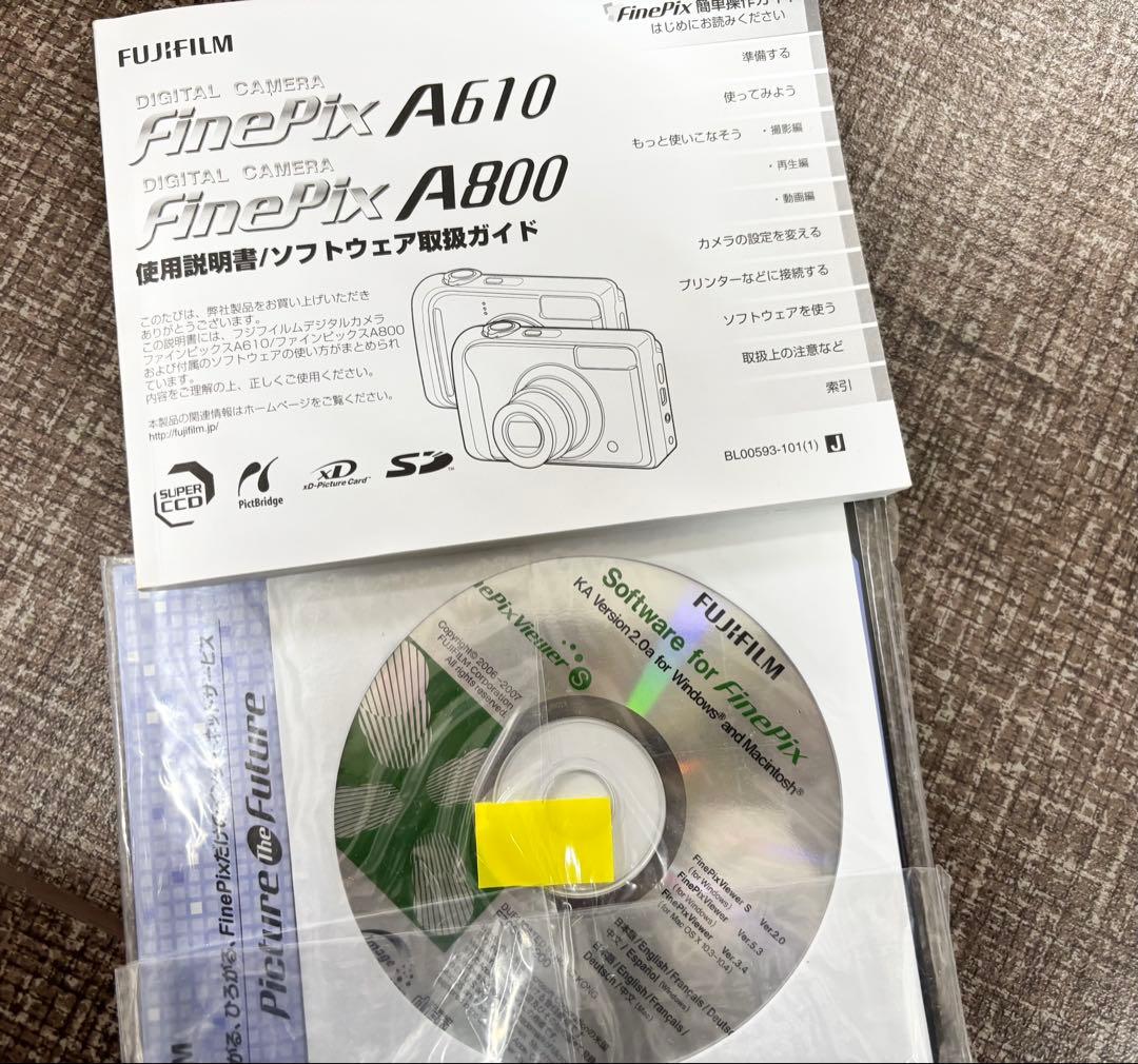 FUJIFILM FinePix A800 8.3メガピクセル デジタルカメラ