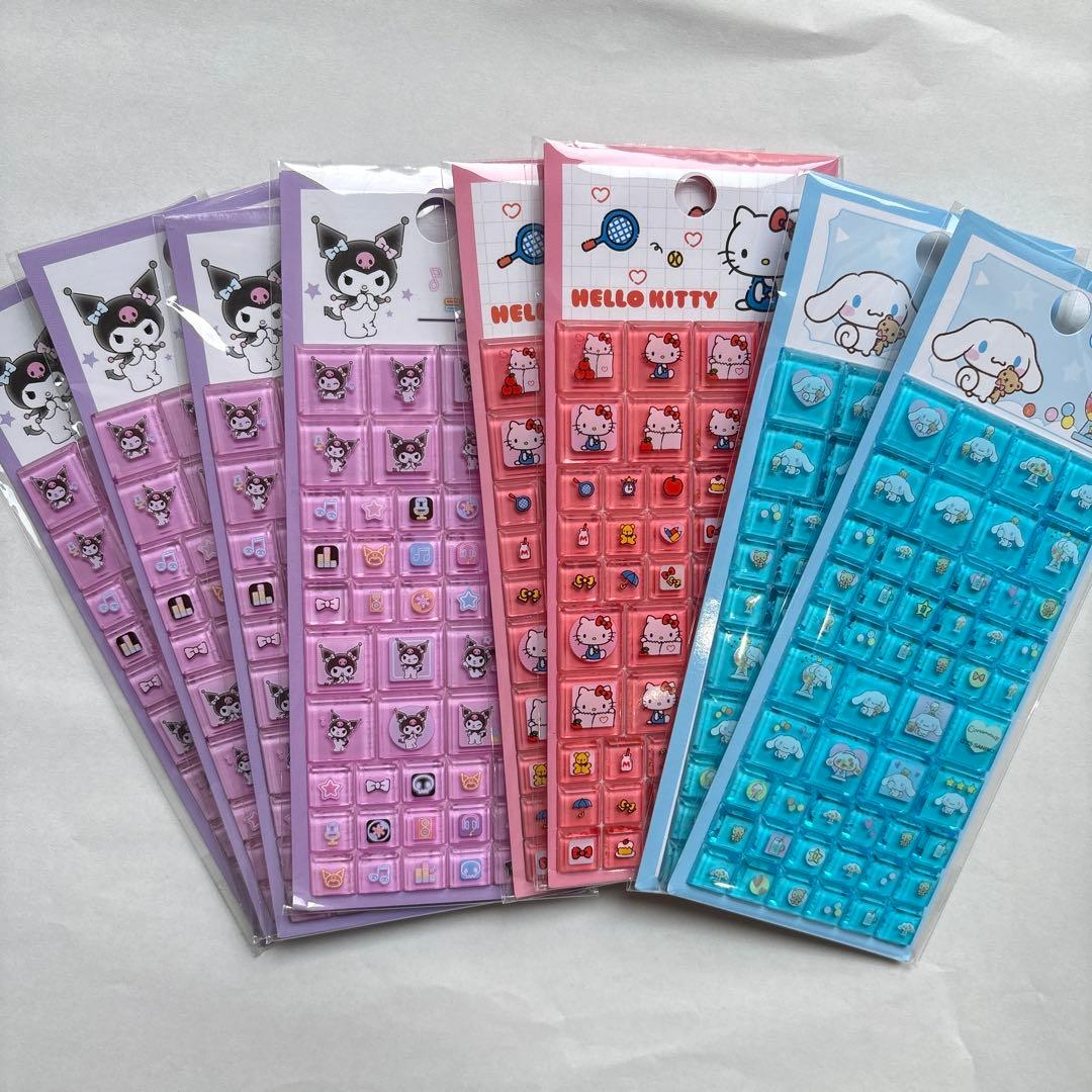 めがねブルー様　キティー40セット＋タイルシール（8枚)