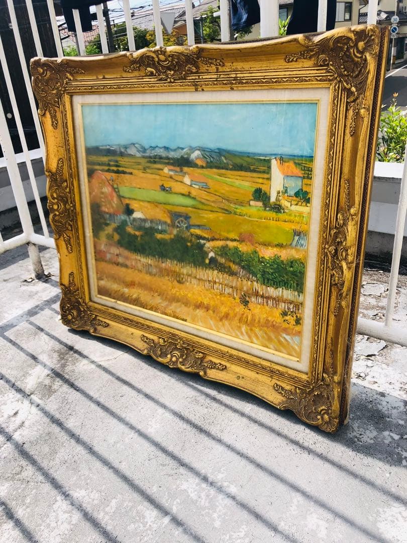 な*商様 絵画　額縁 　インテリア　 木製　 風景画 　アンティーク　絵画　値下