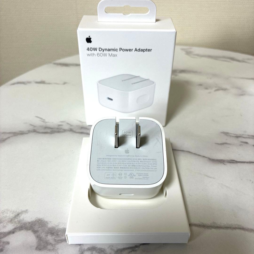 iPhone16e128GB Appleストア版SIMフリー40w電源アダプタ付