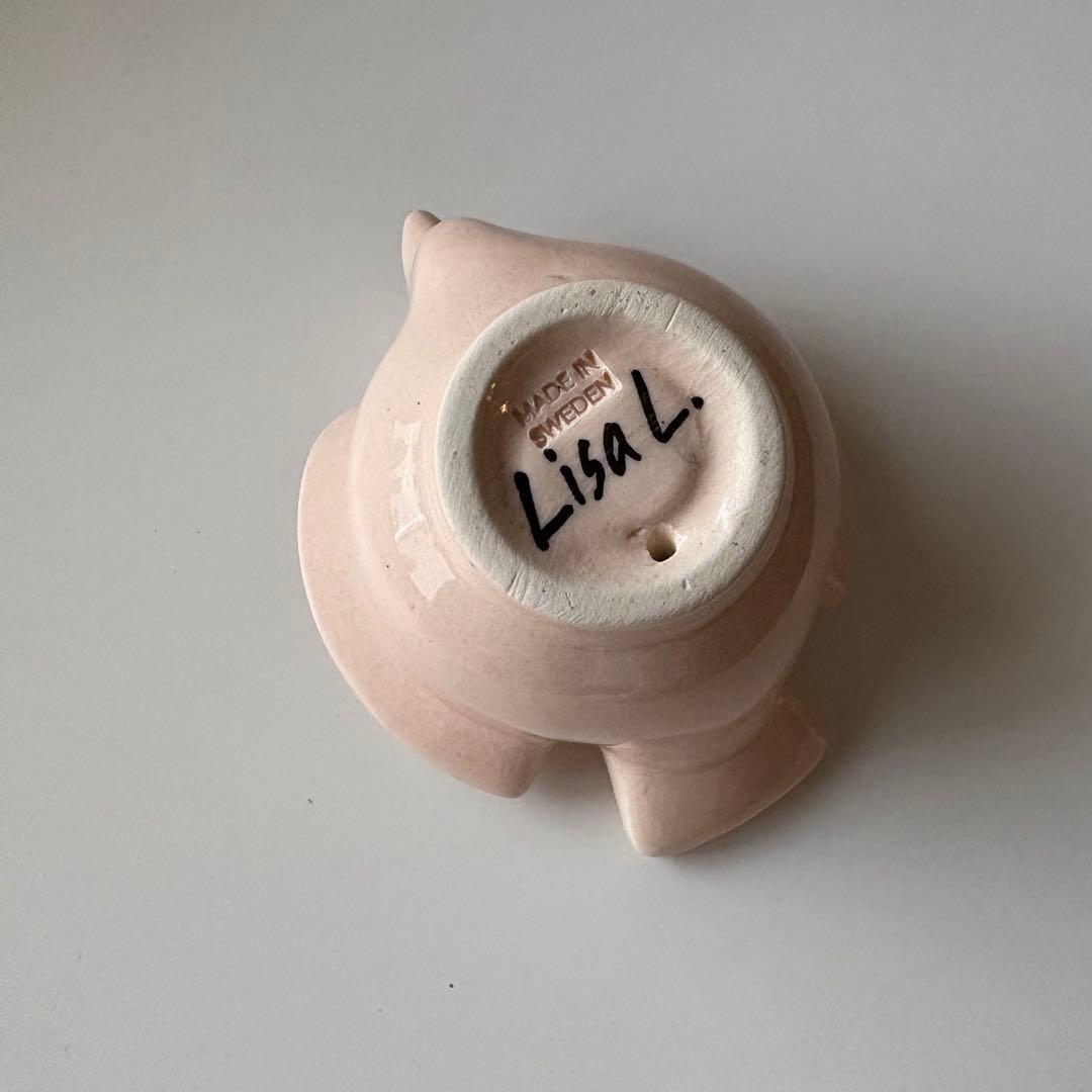 【希少ピンク】LisaLarson・Egg cup