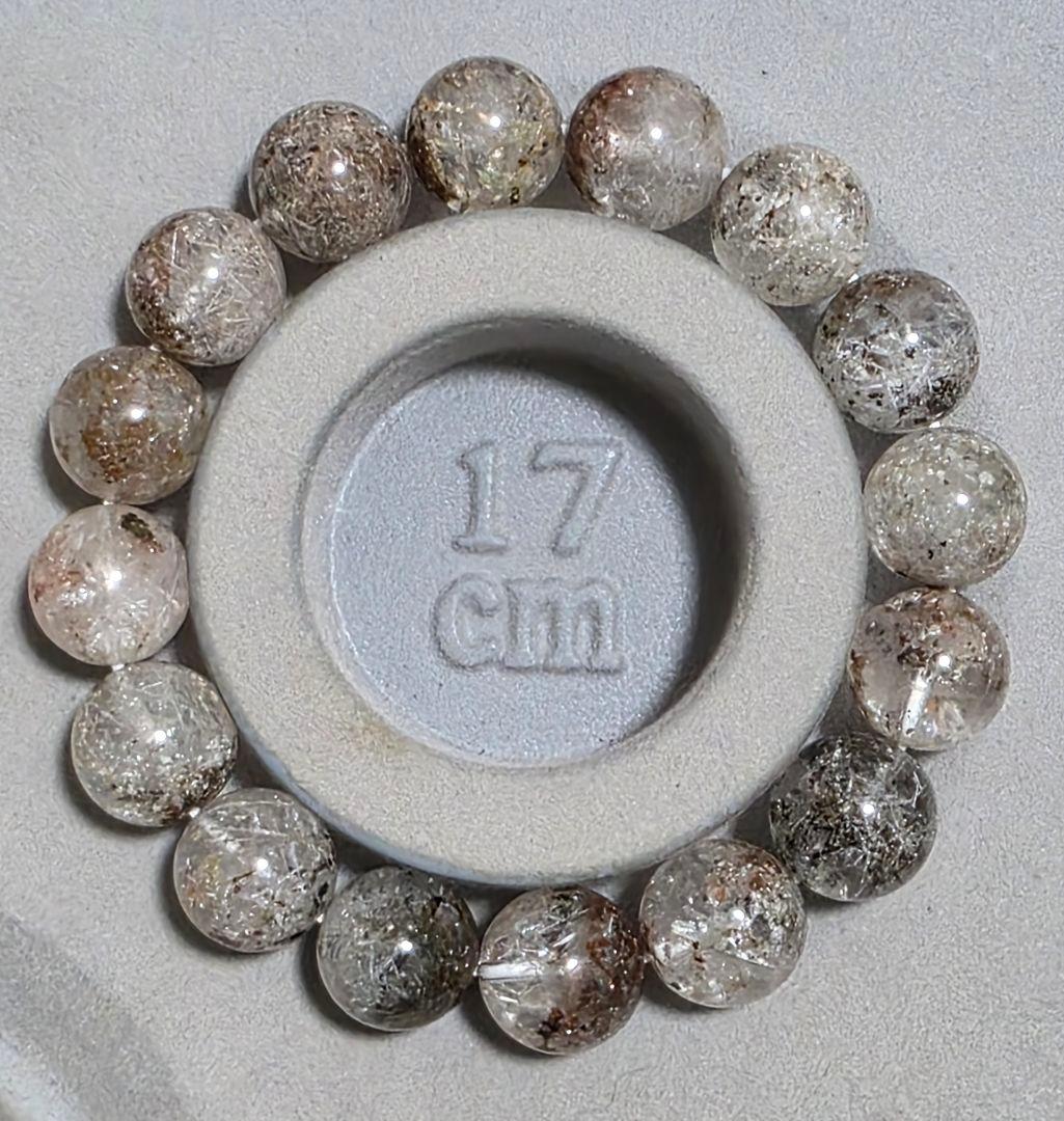 13㎜ シュードモルフクリスタルインクォーツ　ブレスレット