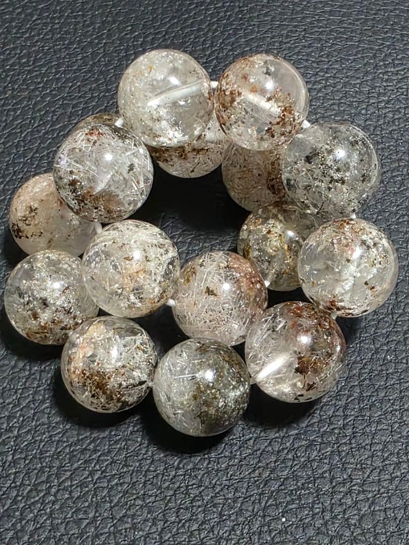 13㎜ シュードモルフクリスタルインクォーツ　ブレスレット