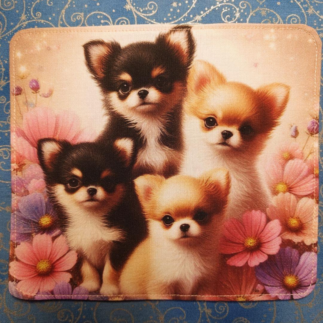 あしべ☆　ハンカチ　チワワさん柄　18枚