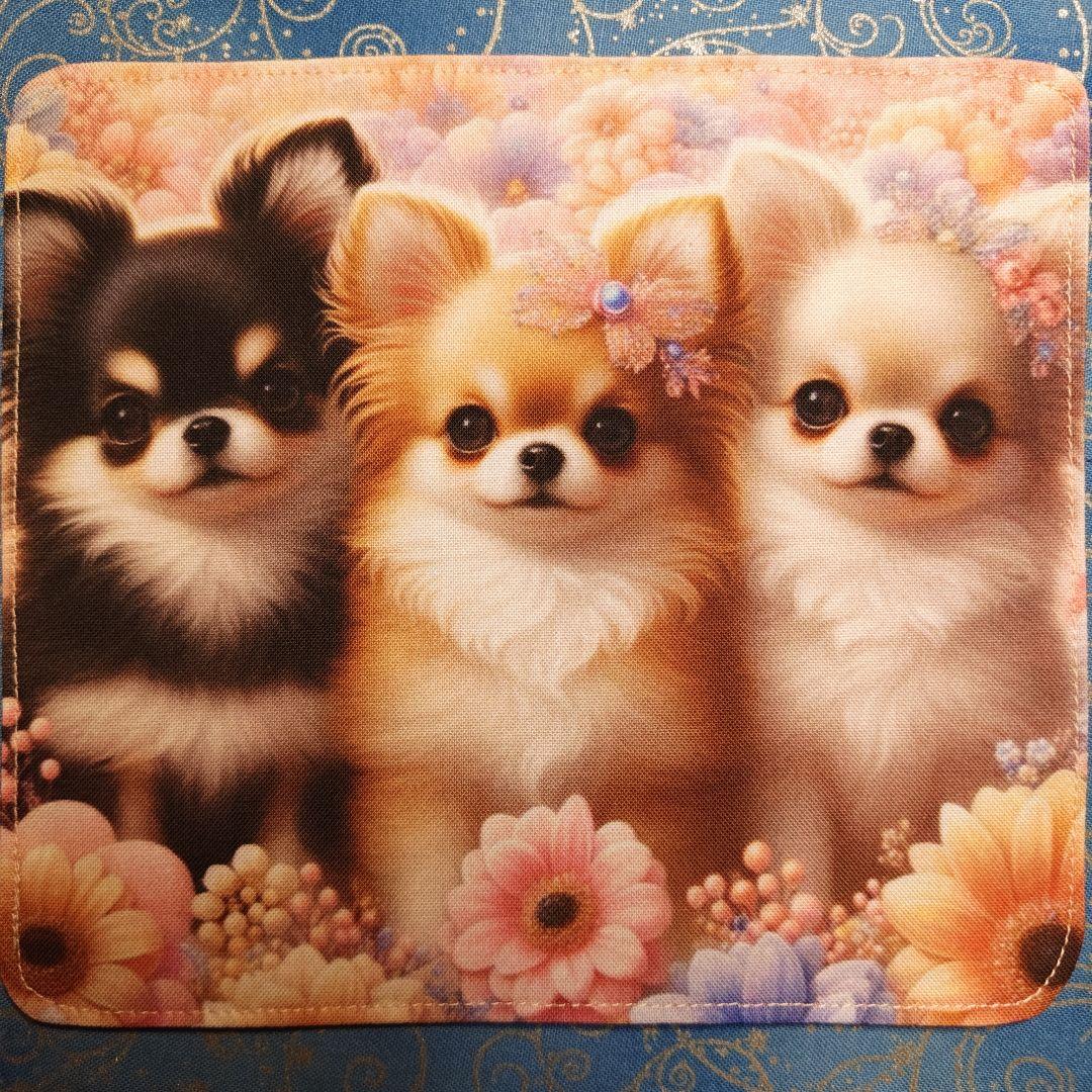 あしべ☆　ハンカチ　チワワさん柄　18枚