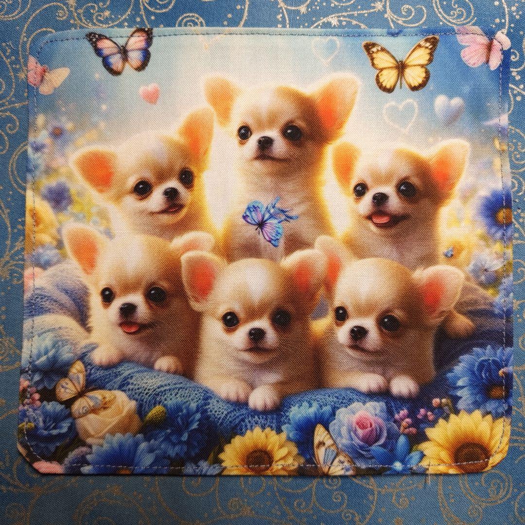 あしべ☆　ハンカチ　チワワさん柄　18枚