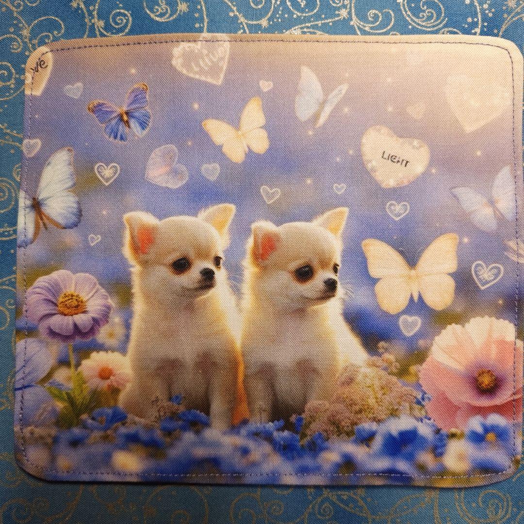 あしべ☆　ハンカチ　チワワさん柄　18枚