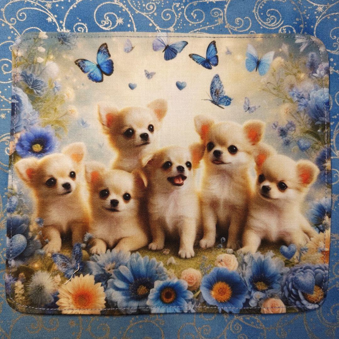 あしべ☆　ハンカチ　チワワさん柄　18枚