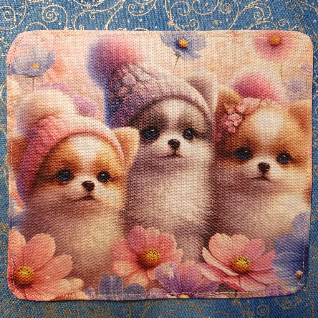 あしべ☆　ハンカチ　チワワさん柄　18枚