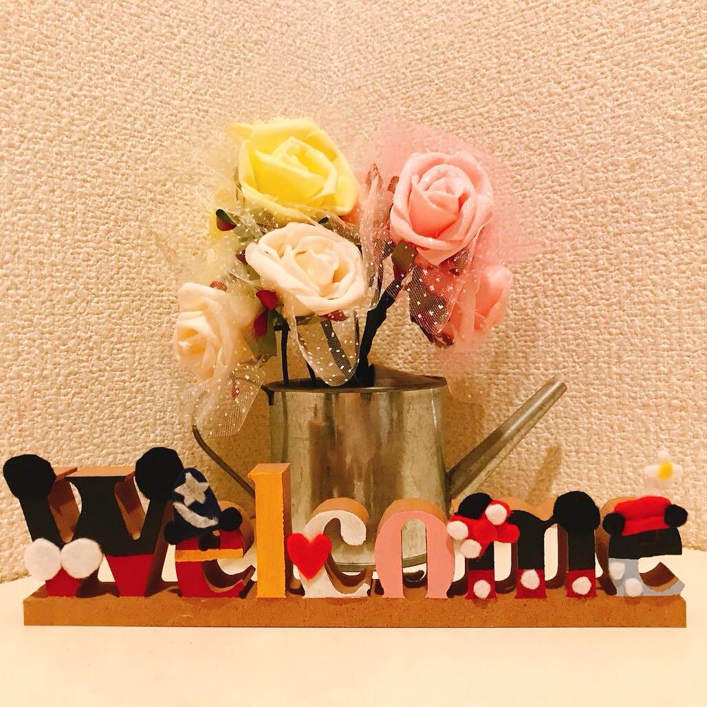 イニシャルオブジェ ディズニー風 オーダー受付中！ ウェディング 結婚式 お祝い