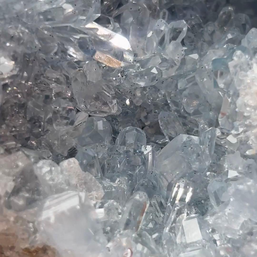 天然石 秘蔵＆美麗品 セレスタイト クラスター EXグレード