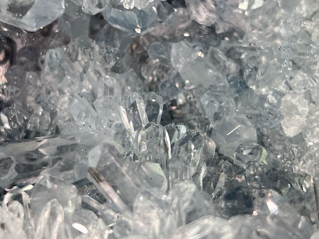 天然石 秘蔵＆美麗品 セレスタイト クラスター EXグレード