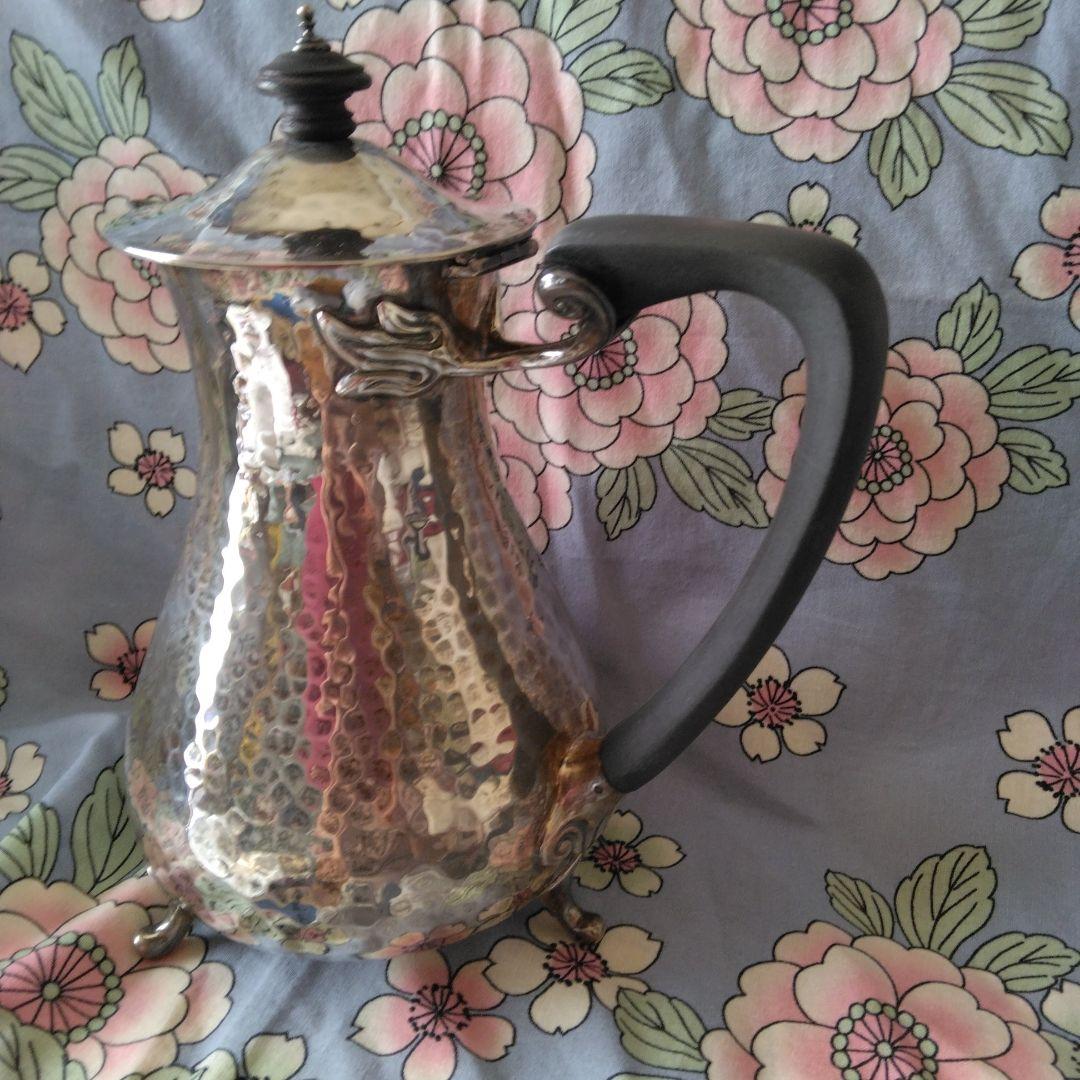 アンティークスターリングシルバー　ティー4点セット