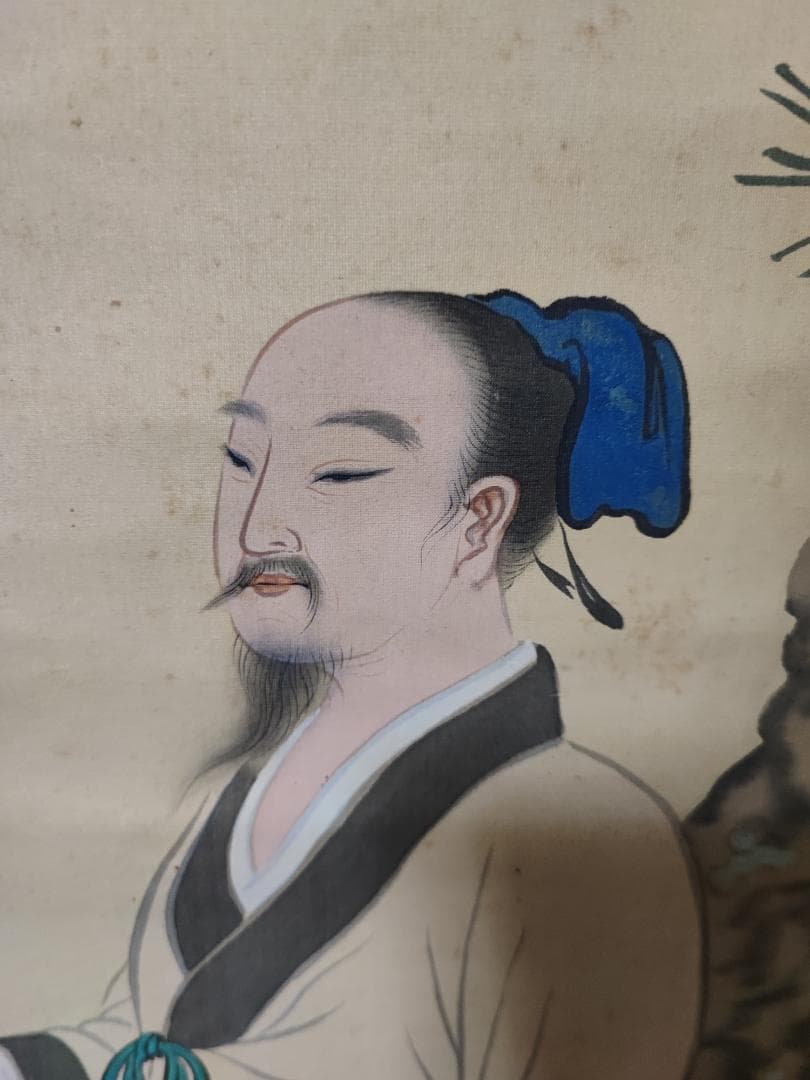 和の絵　時代の物　手描き