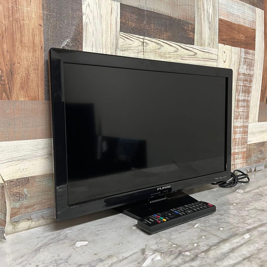 全国送料込❣️FUNAI24型液晶テレビW録画機能付見ながら録画が可能。