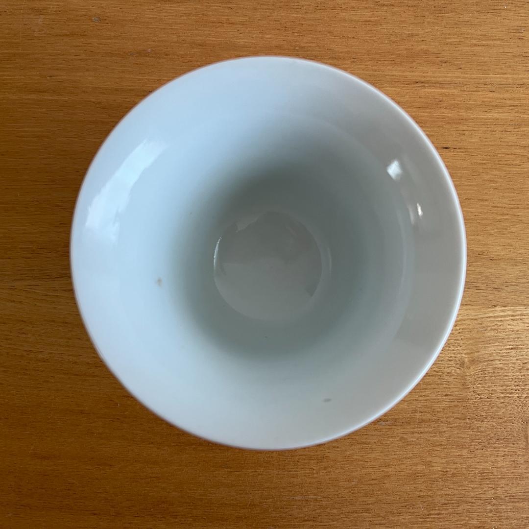 後期鍋島 草花文 猪口／向付 薄造り 97g 口部小ホツ φ9.2cm