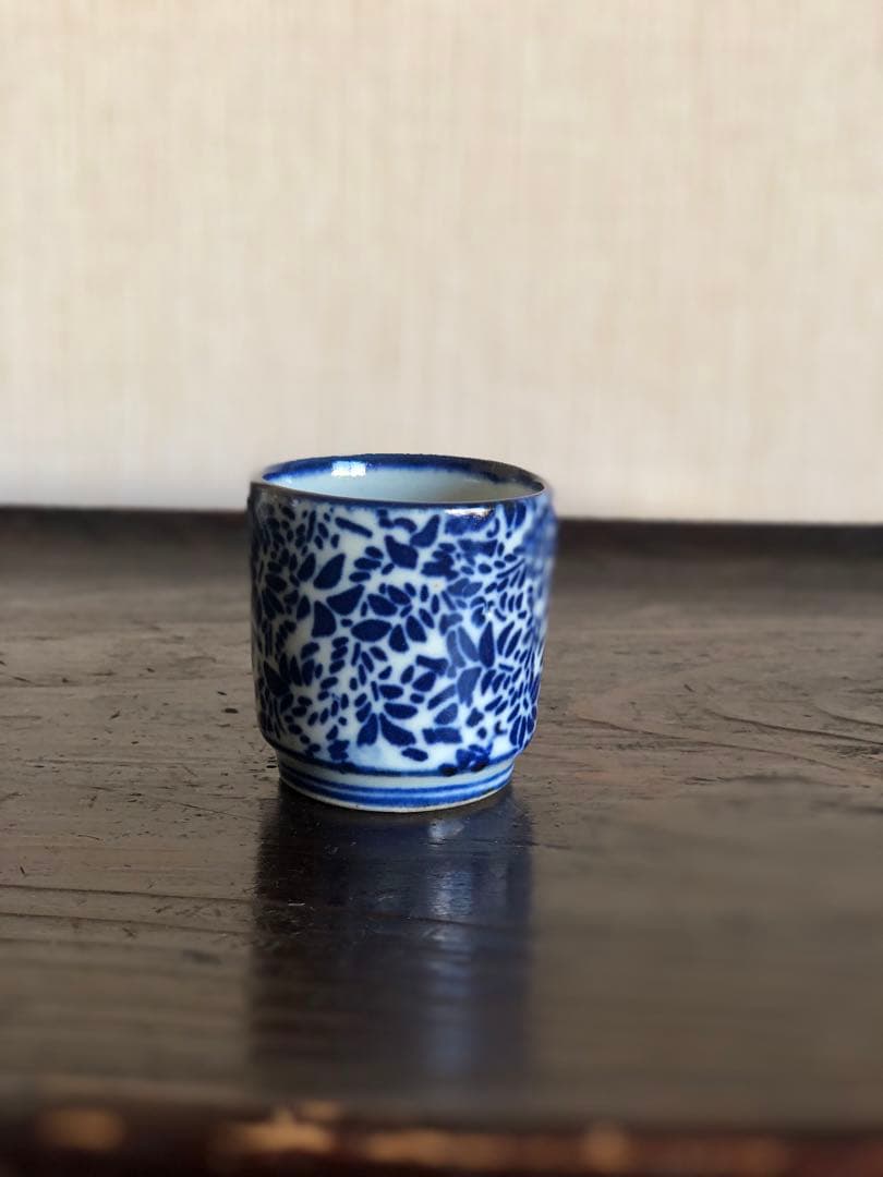 阿蘭陀唐草　和蘭陀　酒器　明治印判　向付　ぐい呑　珍味　猪口　のぞき