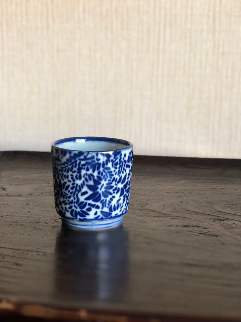 阿蘭陀唐草　和蘭陀　酒器　明治印判　向付　ぐい呑　珍味　猪口　のぞき