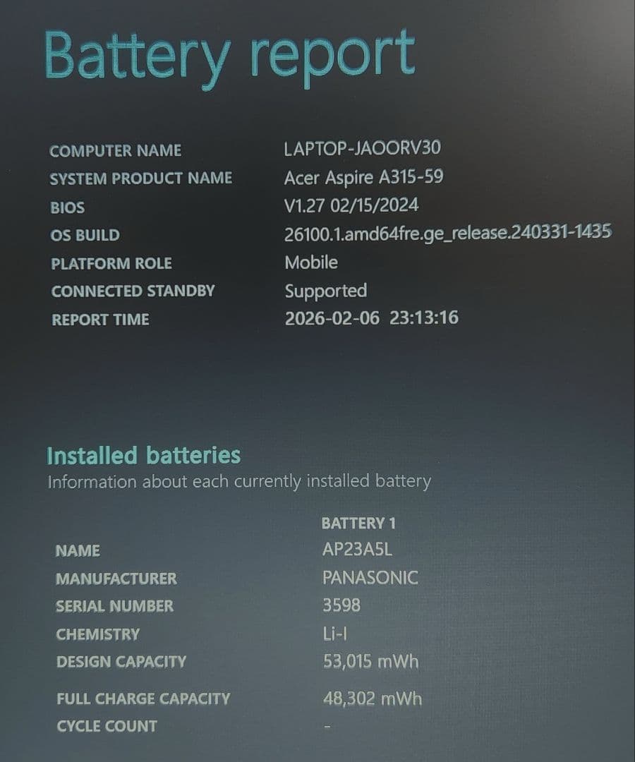 Acer Aspire 3 12世代Corei3 8GB 256GB フルHD