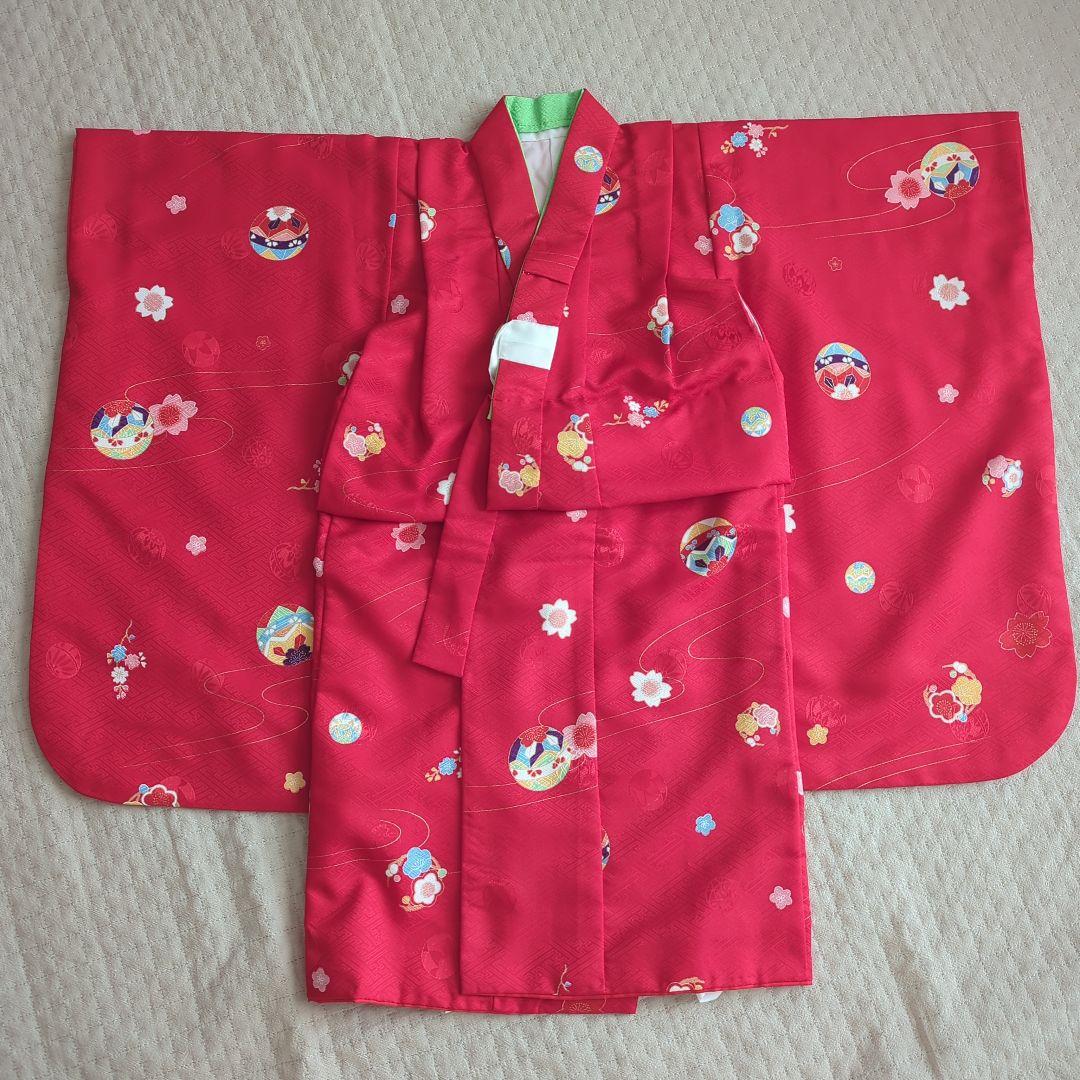 七五三　着物　三歳　古典柄　アンティーク