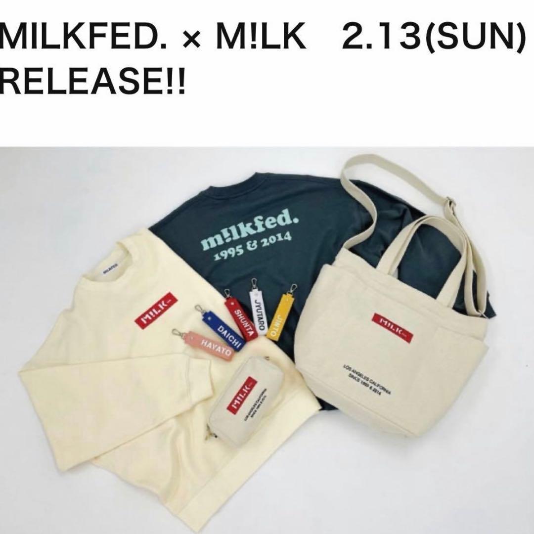 M!LK MILKFED コラボグッズ　ショルダー＆トートバッグ