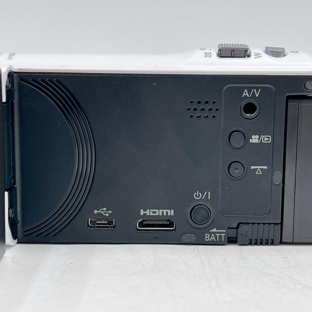 極美品 パナソニック ビデオカメラ HC-V360M ホワイト 動作確認済