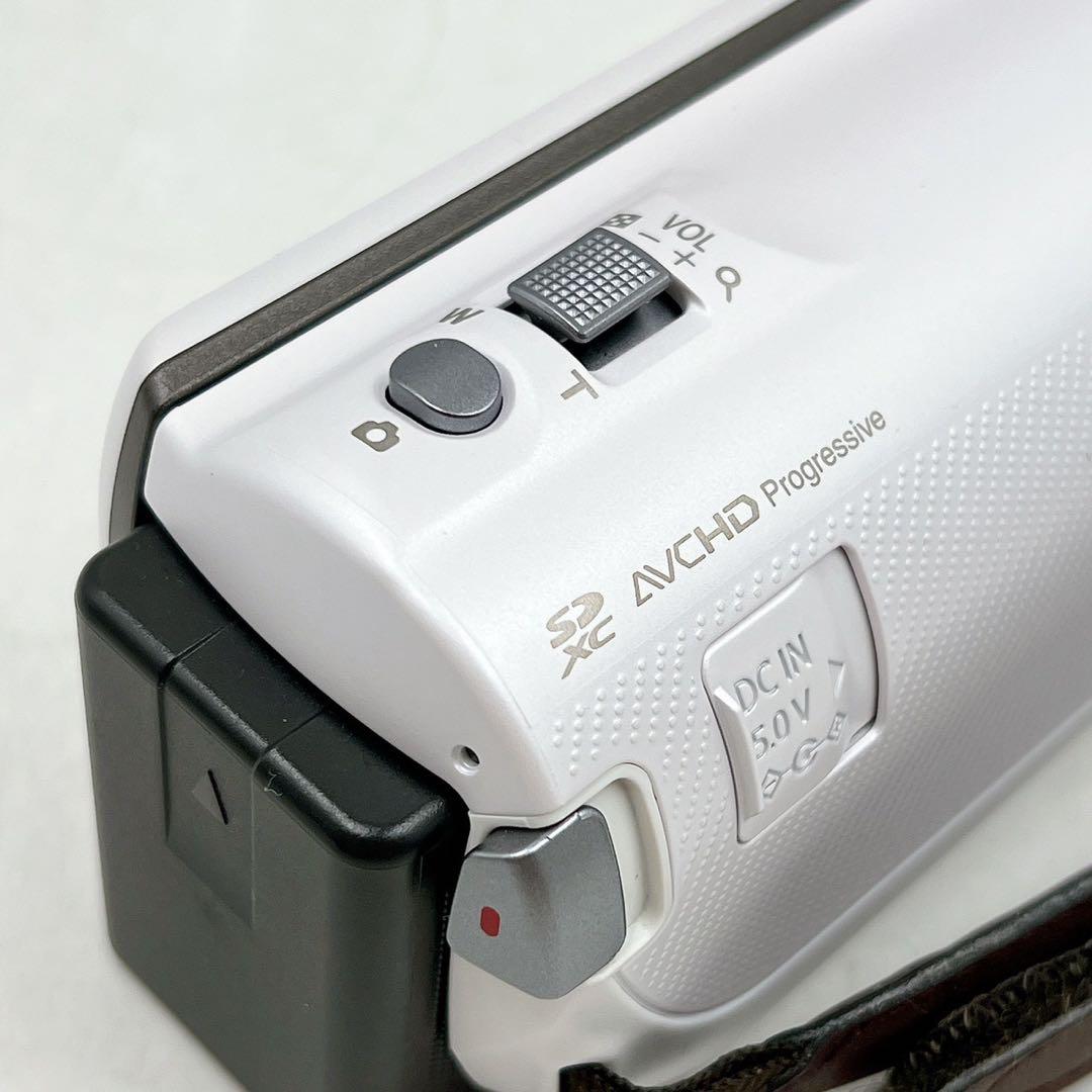 極美品 パナソニック ビデオカメラ HC-V360M ホワイト 動作確認済