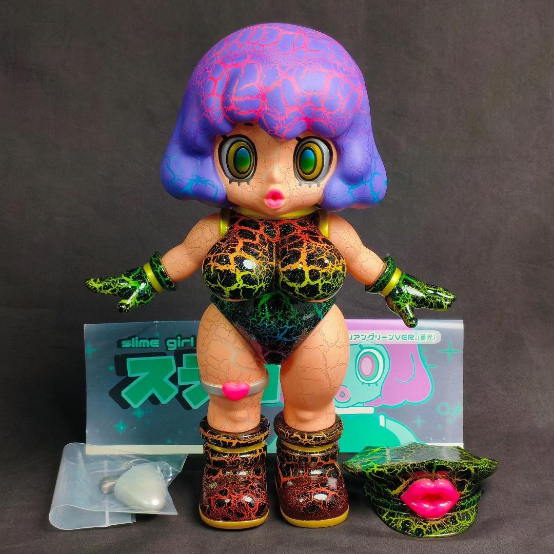 studio marusan スラコ 蓄光 ペインターネット塗装 ソフビ