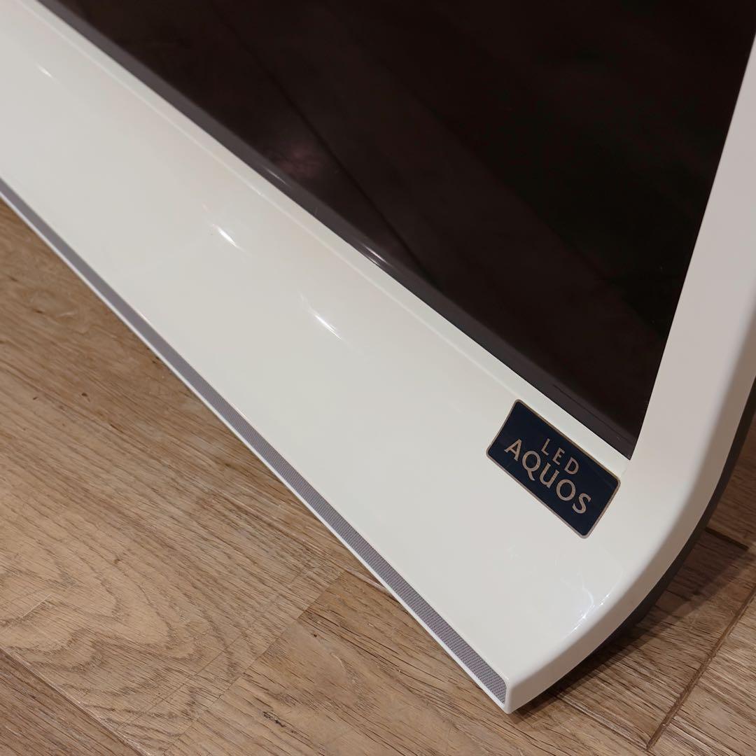極美品 シャープ 40V スタイリッシュ 液晶テレビ LC-40J9 LED 白