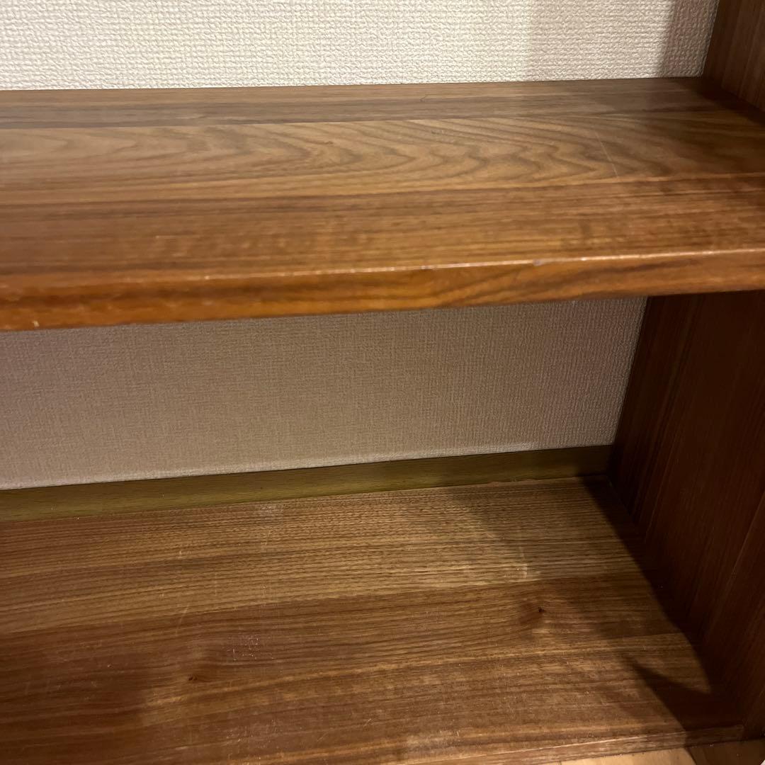 無印良品　スタッキングシェルフ　ワイド　ウォールナット5段　締切あり