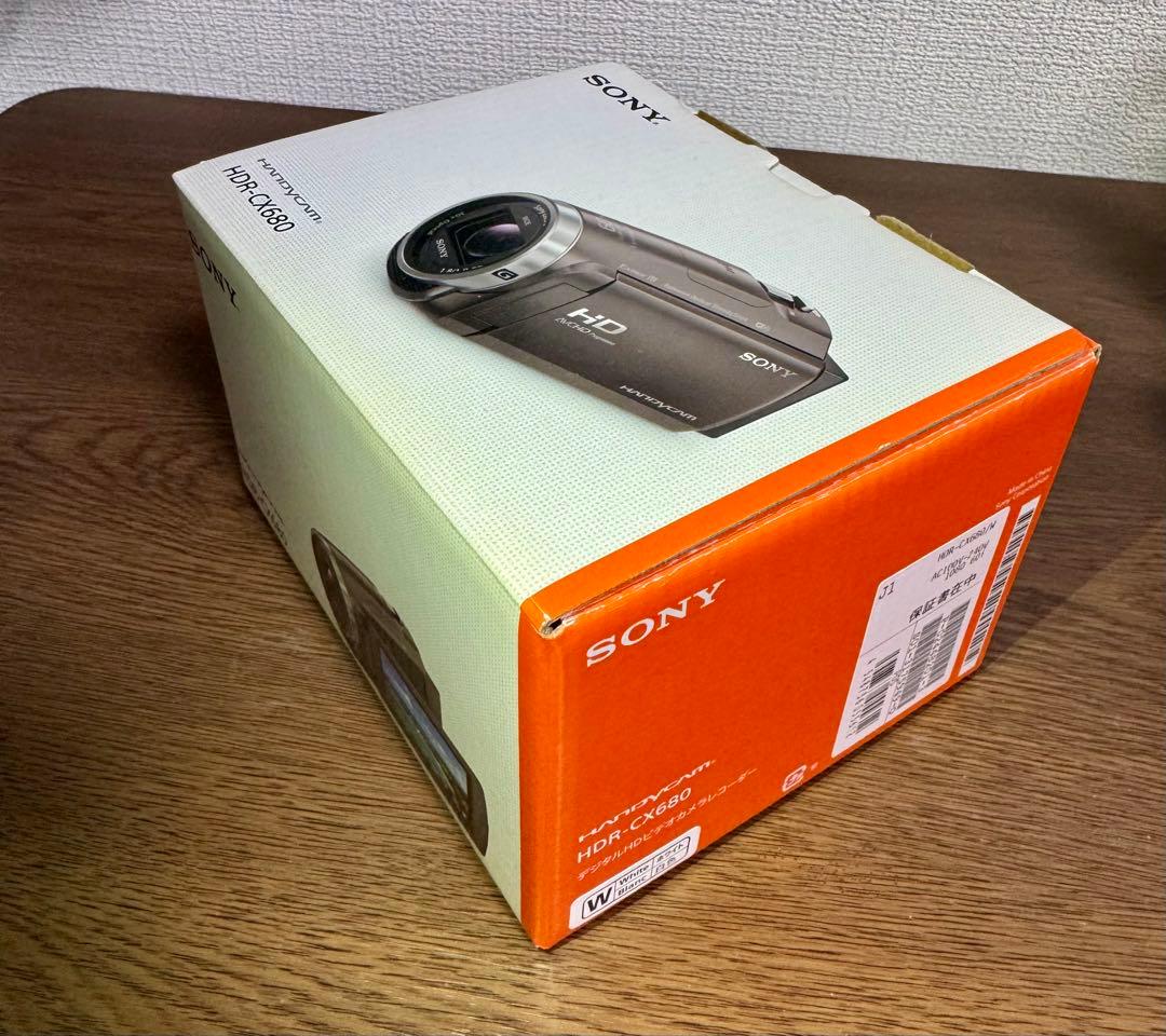 【一度だけ使用、超美品】SONY HDR-CX680 ホワイト