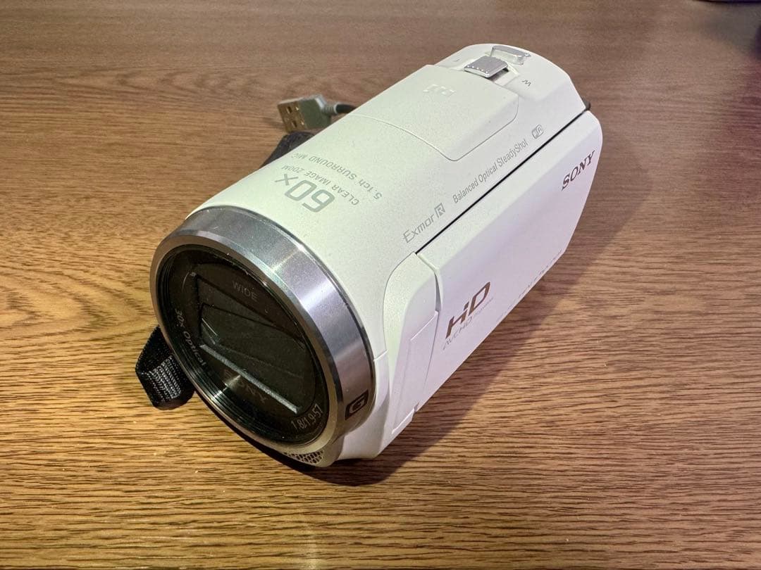 【一度だけ使用、超美品】SONY HDR-CX680 ホワイト