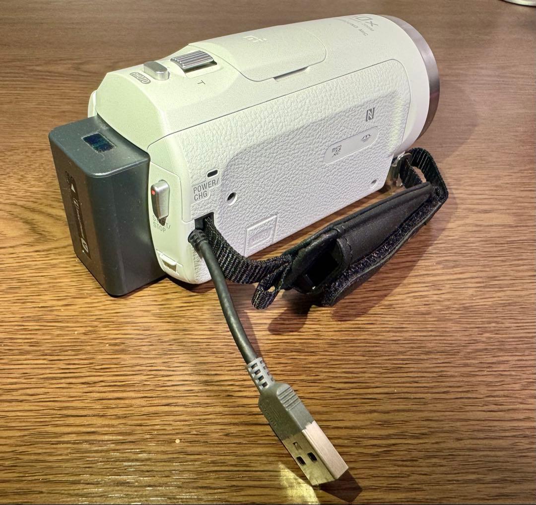【一度だけ使用、超美品】SONY HDR-CX680 ホワイト